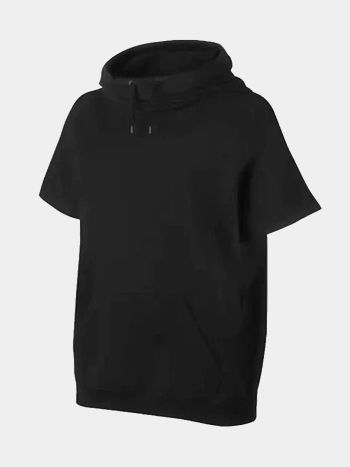Fleece Cowl Neck Sleeveless Hoodie For Men